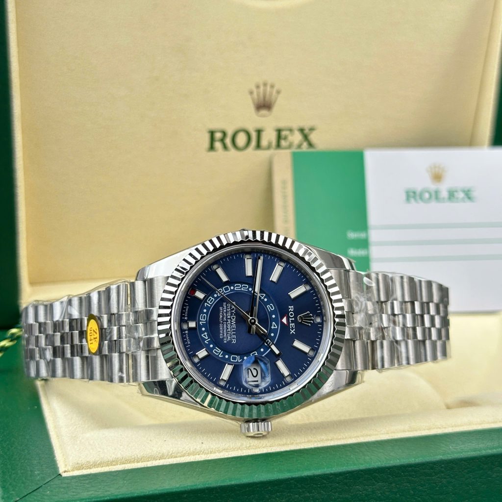 Đồng hồ Rolex Sky-Dweller 326934 Rep 11 cao cấp mặt xanh dương 42mm (2)