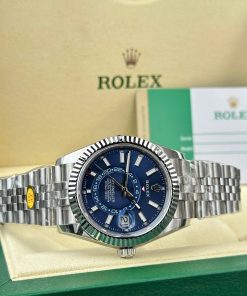 Đồng hồ Rolex Sky-Dweller 326934 Rep 11 cao cấp mặt xanh dương 42mm (2)