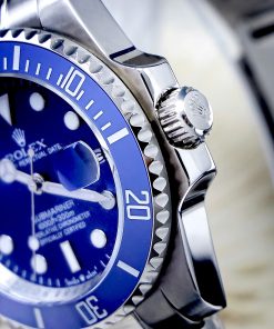 Đồng hồ Rolex Submariner máy cơ Nhật nam mặt xanh blue Fake 11 41mm