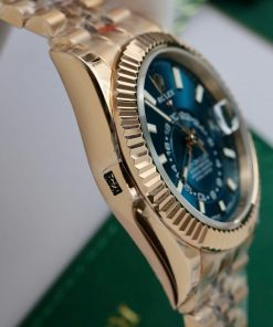 Đồng hồ Sky-Dweller 336935 mặt xanh lam Rep 11 cao cấp 42mm (2)