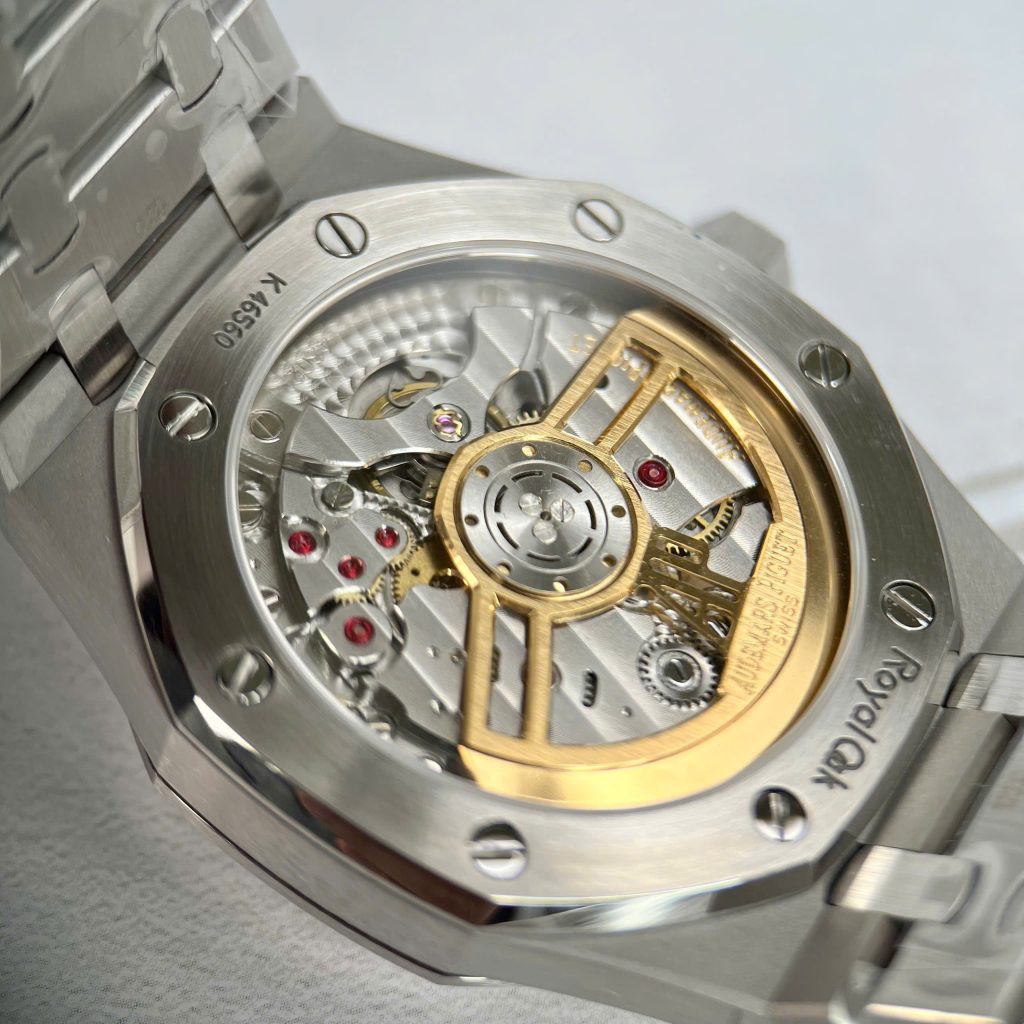 Đồng hồ Audemars Piguet Royal Oak 15500 Replica 11 mặt đen nhà máy APS 41mm (2)