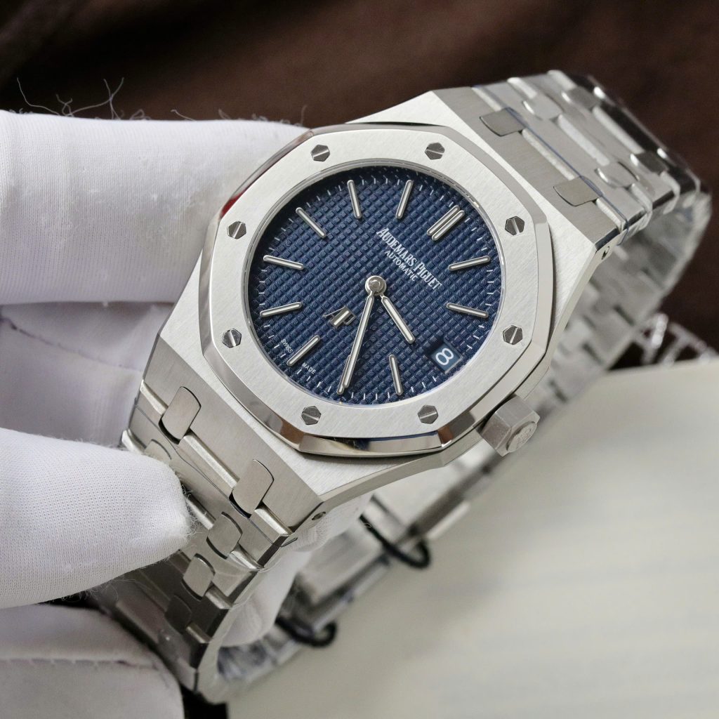 Đồng hồ Audemars Piguet Royal Oak Jumbo Fake 11 mặt xanh blue 39mm (2)