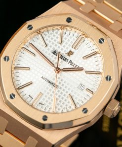 Đồng hồ Audemars Piguet Royal Oak Selfwinding 15400OR Rep 11 mặt trắng 41mm (1)