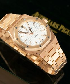 Đồng hồ Audemars Piguet Royal Oak Selfwinding 15400OR Rep 11 mặt trắng 41mm (1)