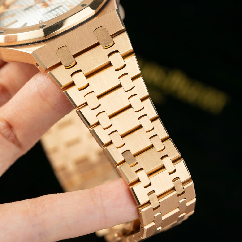 Đồng hồ Audemars Piguet Royal Oak Selfwinding 15400OR Rep 11 mặt trắng 41mm (1)