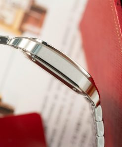 Đồng hồ Cartier Santos Rep 11 cao cấp nữ mặt nâu nhà máy BV 35mm (2)