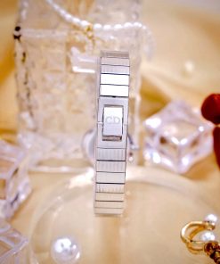 Đồng hồ Dior Nữ Máy Quarzt Nhật Cọc Số La Mã Kim Loại Like Auth 22mm