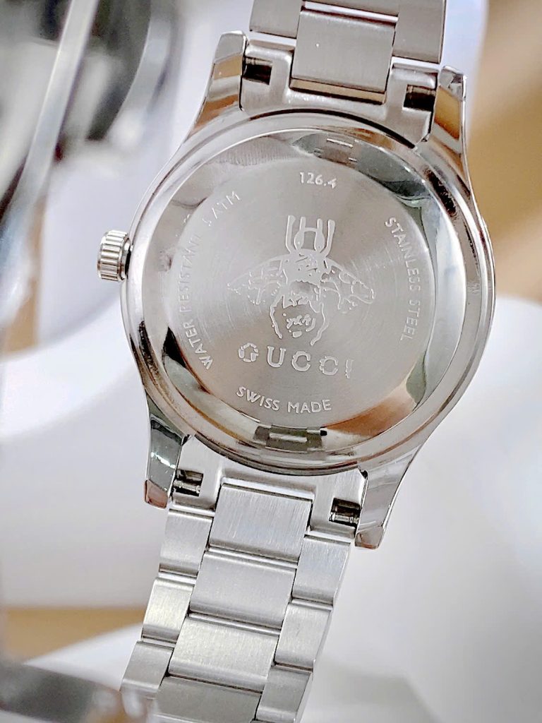 Đồng hồ Gucci Ladies G-Timeless nữ hoạ tiết con ong YA1264177 Like Auth 32mm