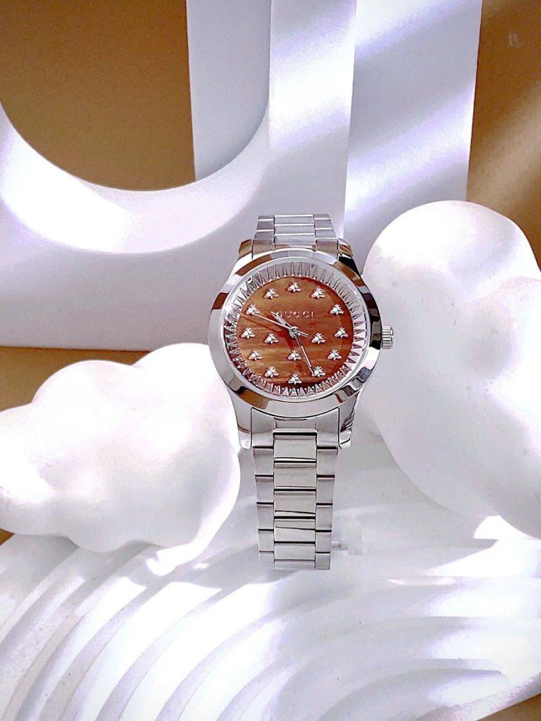 Đồng hồ Gucci Ladies G-Timeless nữ hoạ tiết con ong YA1264177 Like Auth 32mm