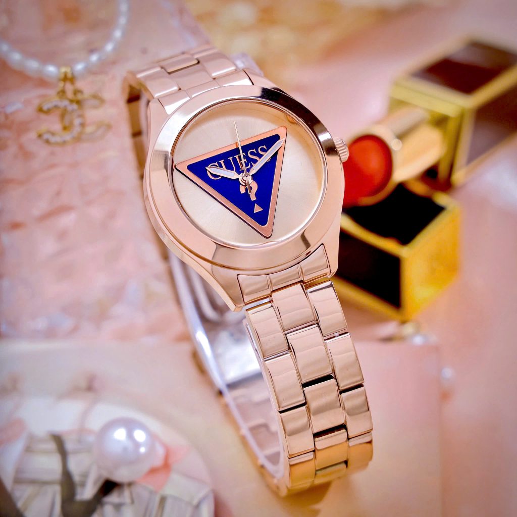 Đồng hồ Guess Iconic Silver Nữ Dây Kim Loại Đủ 3 Màu Like Auth 39mm