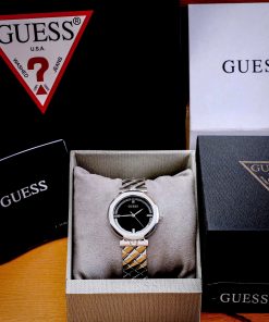 Đồng hồ Guess Rumour nữ dây kim loại cọc số đính đá Like Auth 34mm