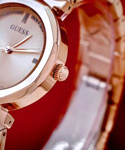 Đồng hồ Guess Rumour nữ dây kim loại cọc số đính đá Like Auth 34mm