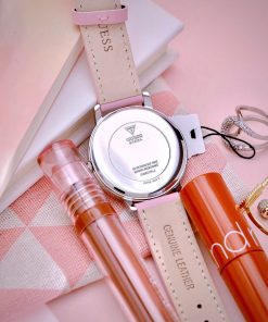 Đồng hồ Guess nữ GW0529L1 mặt số họa tiết hoa hồng Like Auth 39mm (1)
