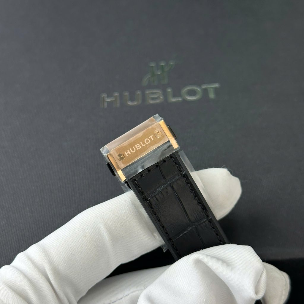 Đồng hồ Hublot Classic Fusion King Gold Replica 11 mặt đen nhà máy JJF 38mm (2)