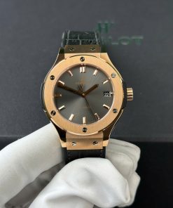 Đồng hồ Hublot Classic Fusion King Gold Replica 11 mặt xám nhà máy JJF 38mm (2)