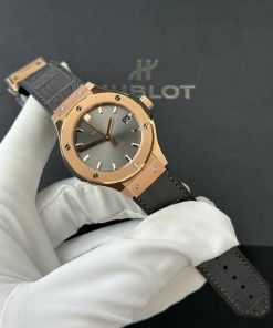 Đồng hồ Hublot Classic Fusion King Gold Replica 11 mặt xám nhà máy JJF 38mm (2)