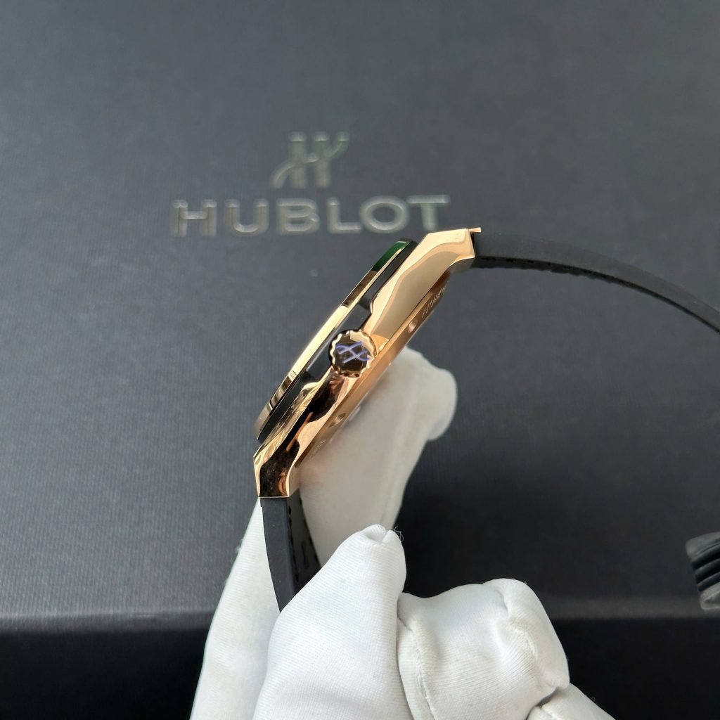 Đồng hồ Hublot Classic Fusion King Gold Replica 11 mặt xám nhà máy JJF 38mm (2)