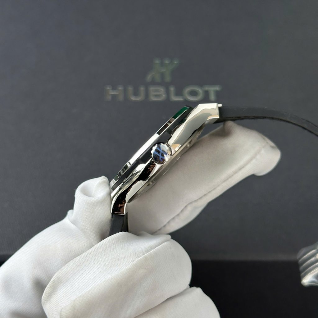 Đồng hồ Hublot Classic Fusion Titanium Rep 11 cao cấp mặt trắng nhà máy JJF 38mm (2)