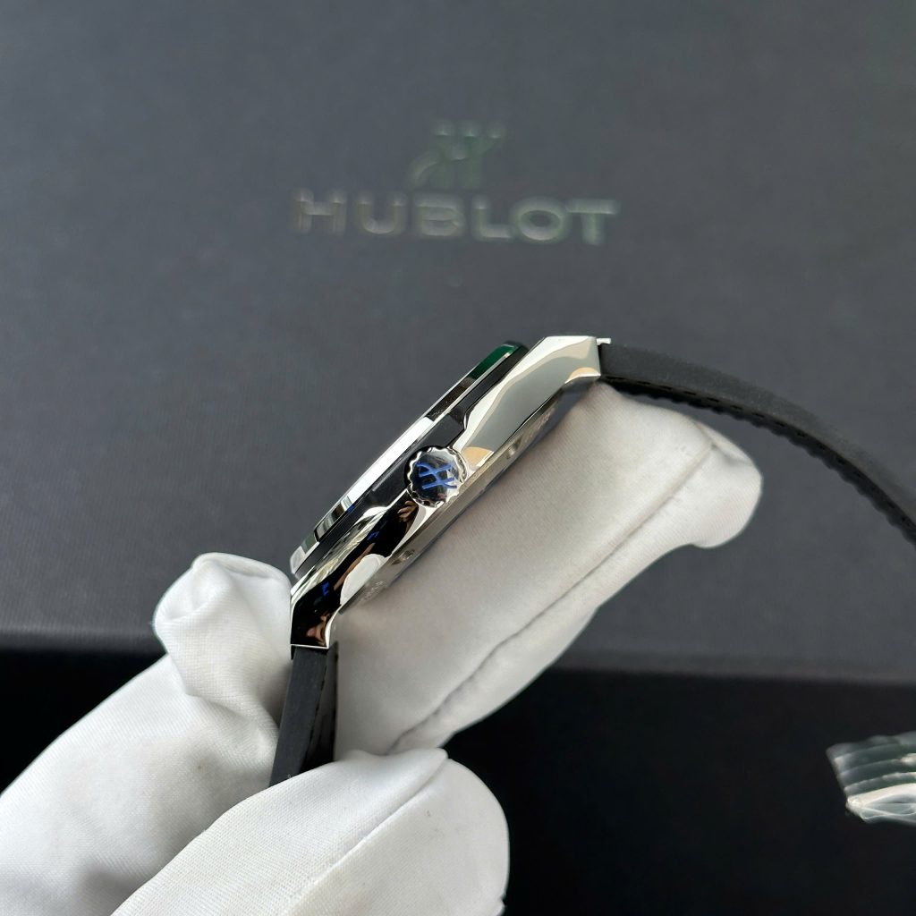 Đồng hồ Hublot Classic Fusion Titanium Replica 11 mặt xám nhà máy JJF 38mm (2)