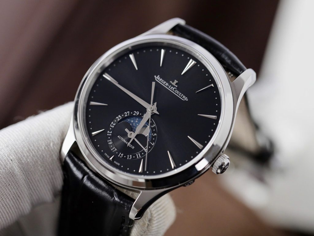 Đồng hồ Jaeger-LeCoultre Master Ultra-Thin Moon Rep 11 cao cấp màu đen 39mm (2)