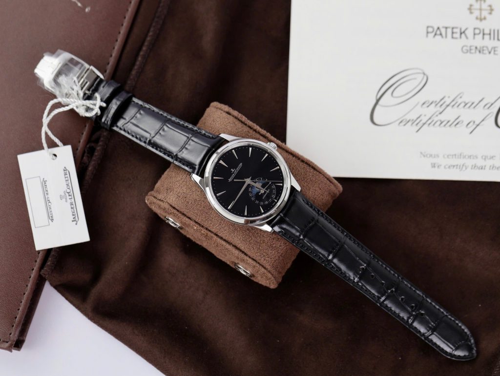 Đồng hồ Jaeger-LeCoultre Master Ultra-Thin Moon Rep 11 cao cấp màu đen 39mm (2)