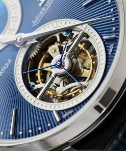 Đồng hồ Jaeger Lecoultre Master Ultra Thin Tourbillon Rep 11 màu xanh nhà máy APS 40mm (2)