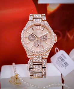 Đồng hồ Michael Kors Camille nữ đính đá đủ 3 màu Fake 11 40mm