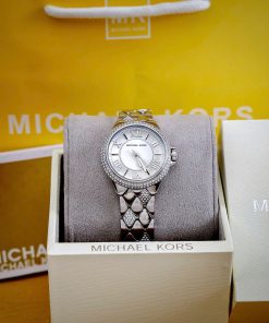 Đồng hồ Michael Kors Harlowe Pavé nữ đính đá cọc số la mã Like Auth 33mm