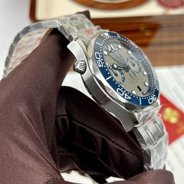 Đồng hồ Omega Seamaster Diver 300M Chronograph Rep 11 cao cấp mặt xám nhà máy N1 44mm (2)
