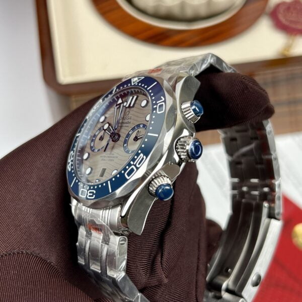 Đồng hồ Omega Seamaster Diver 300M Chronograph Rep 11 cao cấp mặt xám nhà máy N1 44mm (2)