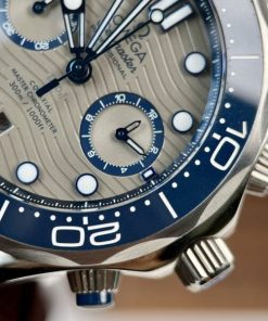 Đồng hồ Omega Seamaster Diver 300M Chronograph Rep 11 cao cấp mặt xám nhà máy N1 44mm (2)