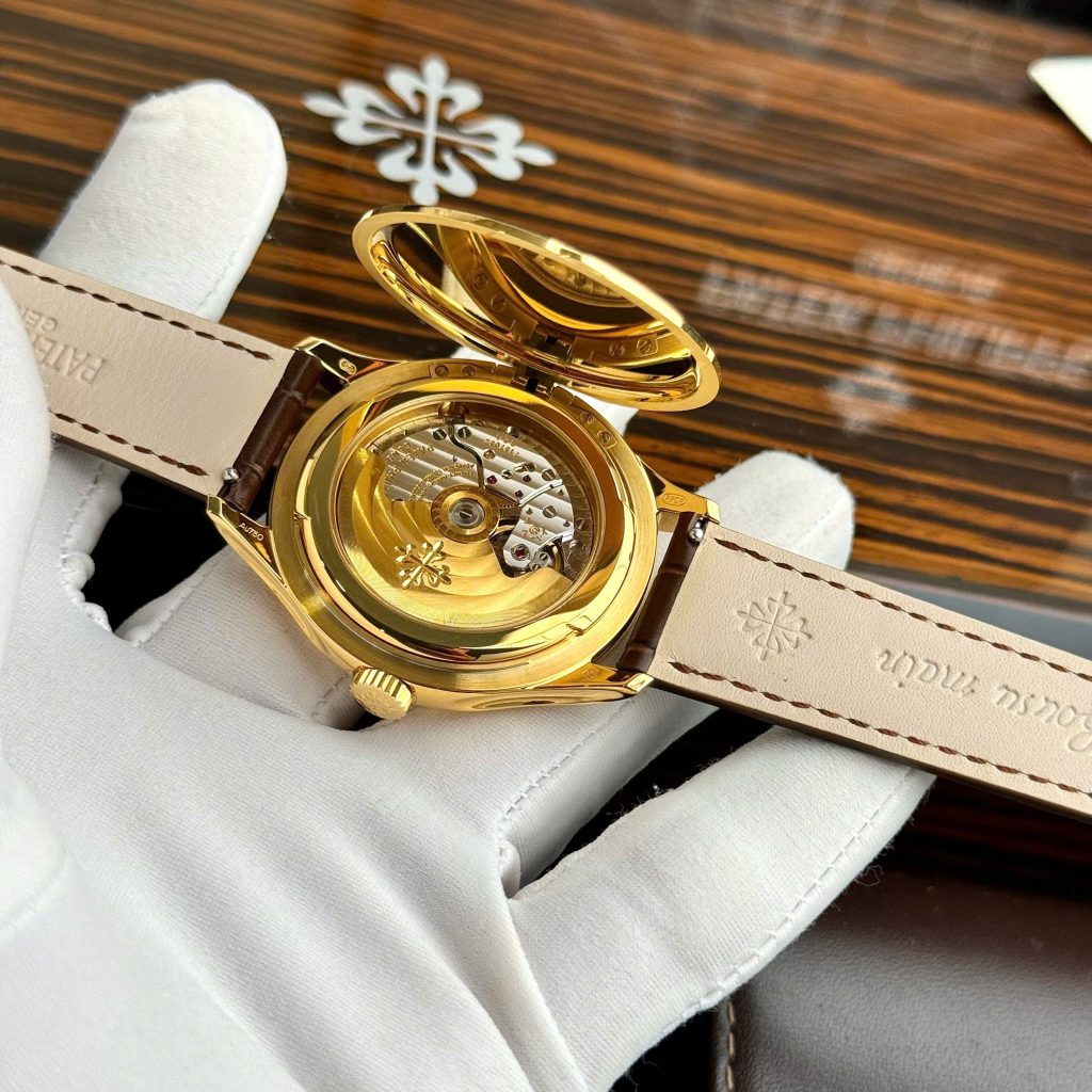 Đồng hồ Patek Philippe Calatrava 5227J Fake 11 Cao Cấp màu vàng nhà máy GR 39mm (2)