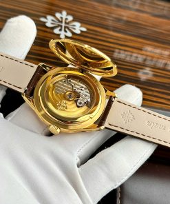 Đồng hồ Patek Philippe Calatrava 5227J Fake 11 Cao Cấp màu vàng nhà máy GR 39mm (2)