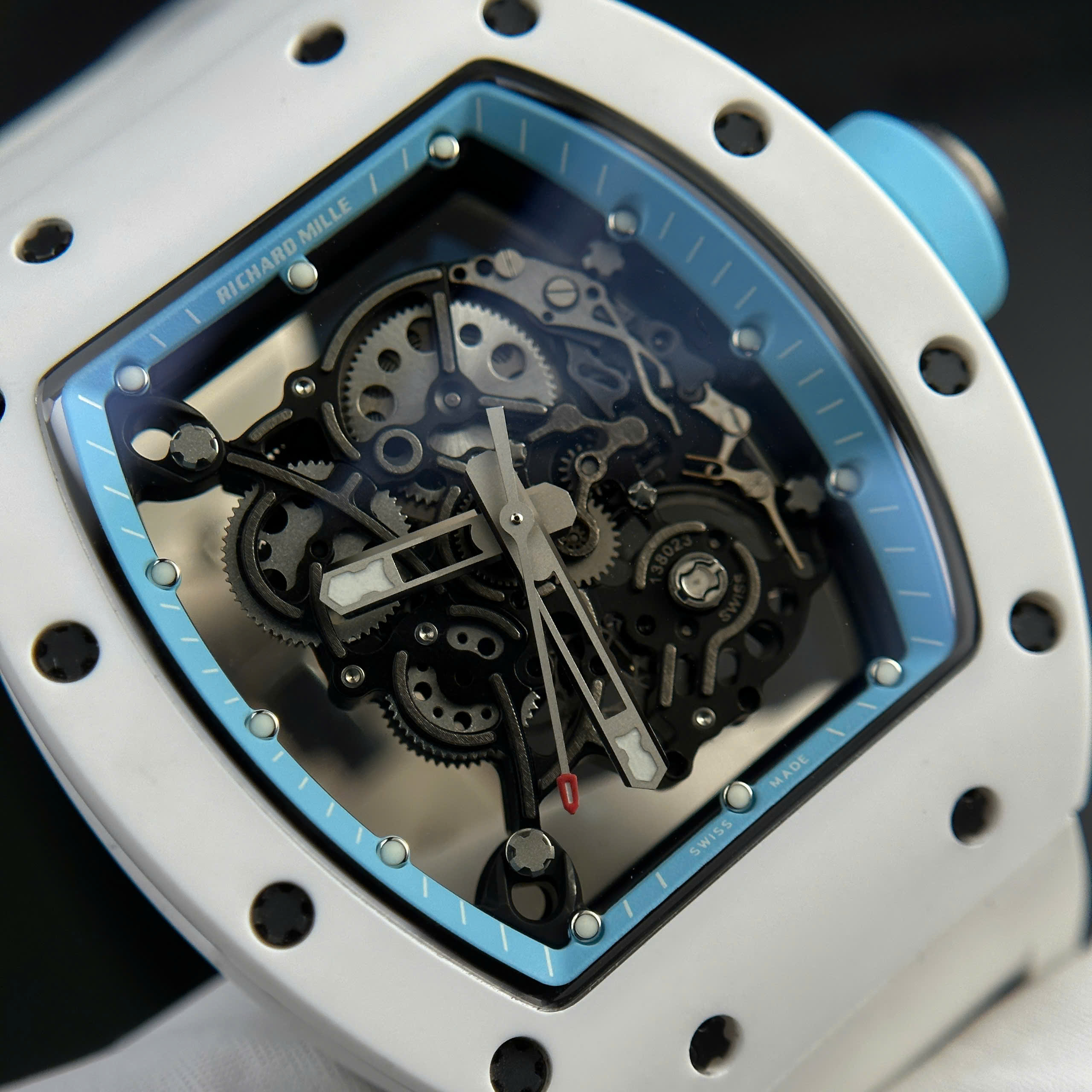 Đồng hồ Richard Mille RM055 Bubba Watson Rep 11 cao cấp vỏ gốm trắng BBR factory 45mm (10) Đồng hồ Richard Mille RM055 Bubba Watson Rep 11 cao cấp vỏ gốm trắng BBR factory 45mm (2)