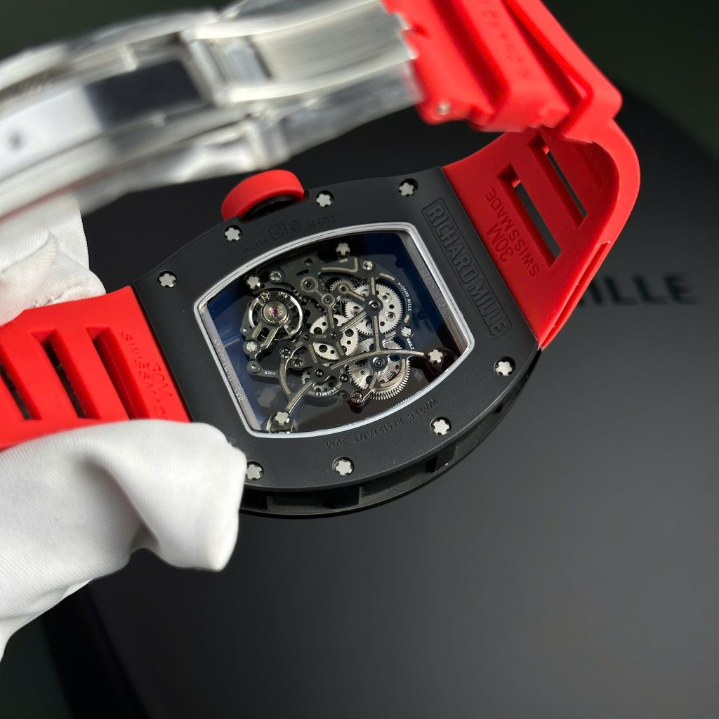 Đồng hồ Richard Mille RM055 Bubba Watson vỏ gốm đen nhà máy BBR 45mm (2)