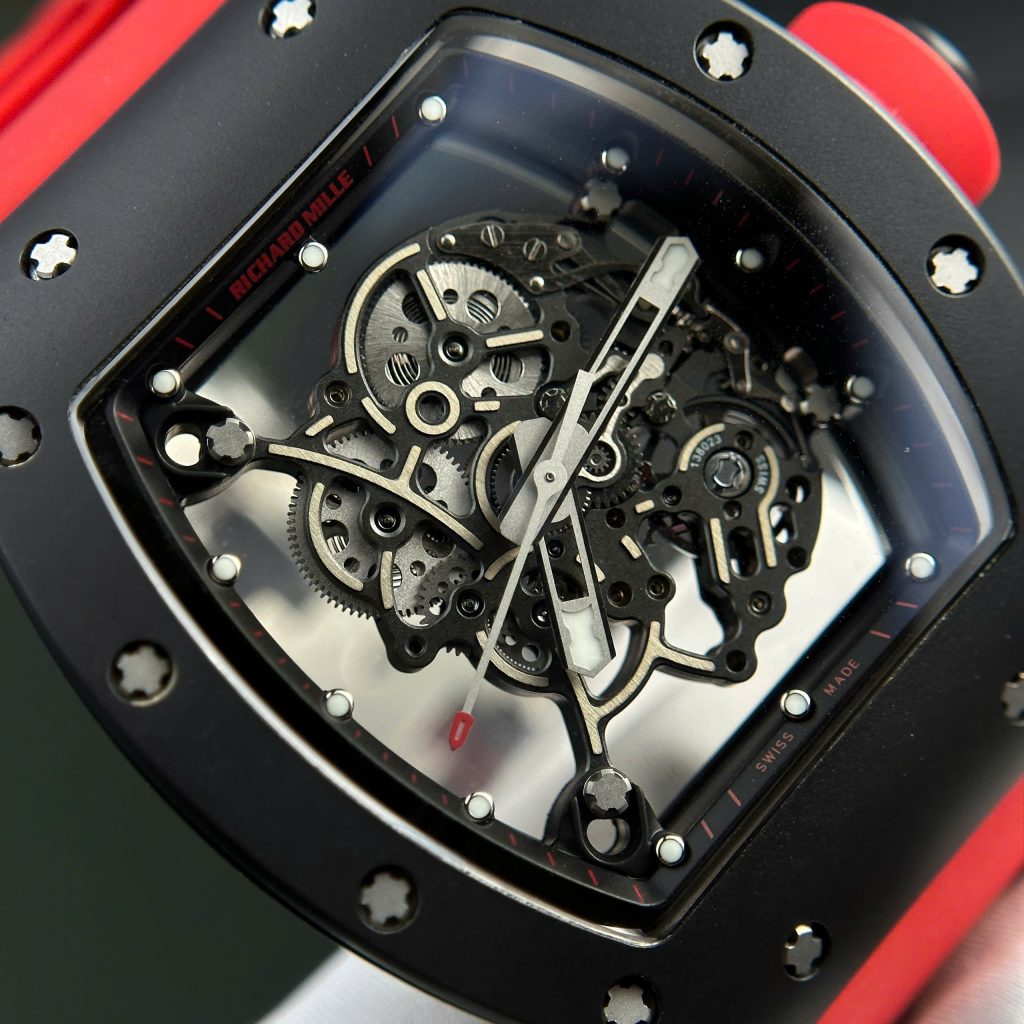 Đồng hồ Richard Mille RM055 Bubba Watson vỏ gốm đen nhà máy BBR 45mm (2)