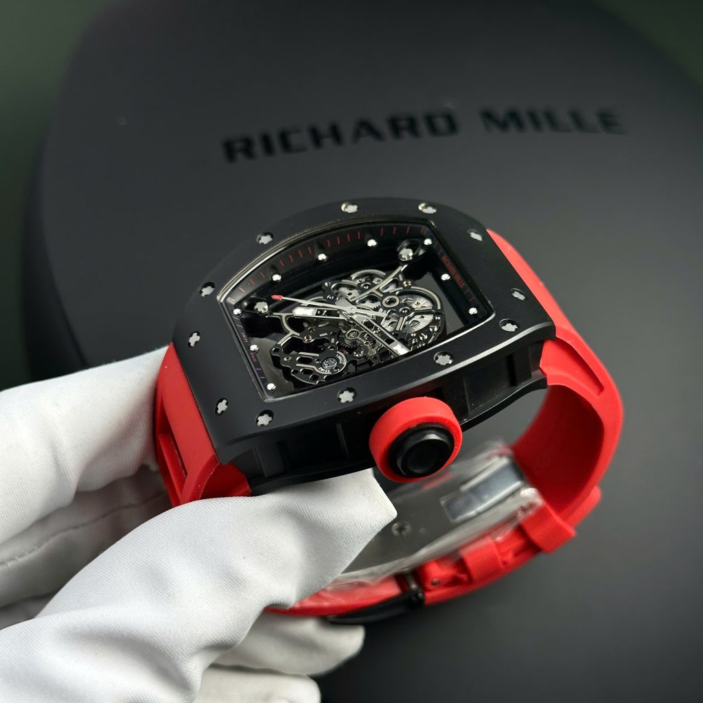 Đồng hồ Richard Mille RM055 Bubba Watson vỏ gốm đen nhà máy BBR 45mm (2)