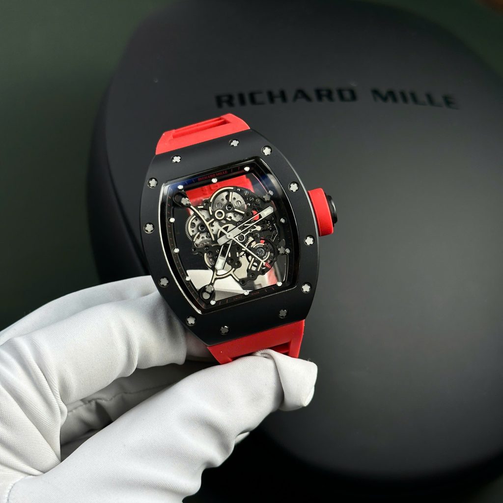 Đồng hồ Richard Mille RM055 Bubba Watson vỏ gốm đen nhà máy BBR 45mm (2)