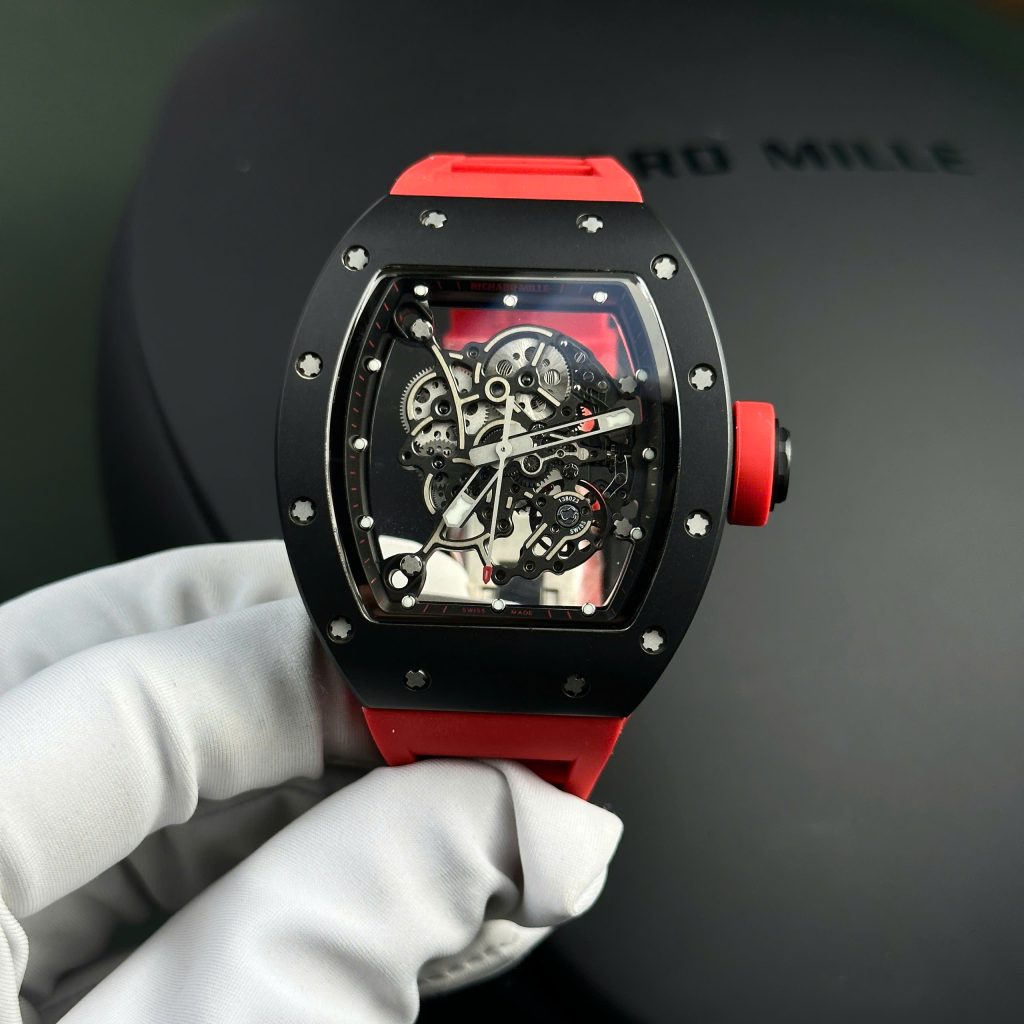 Đồng hồ Richard Mille RM055 Bubba Watson vỏ gốm đen nhà máy BBR 45mm (2)