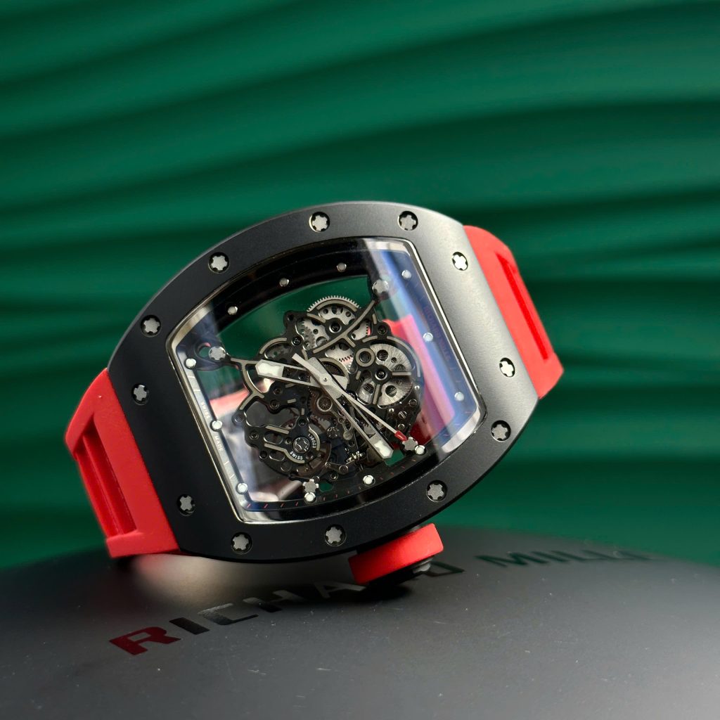 Đồng hồ Richard Mille RM055 Bubba Watson vỏ gốm đen nhà máy BBR 45mm (2)