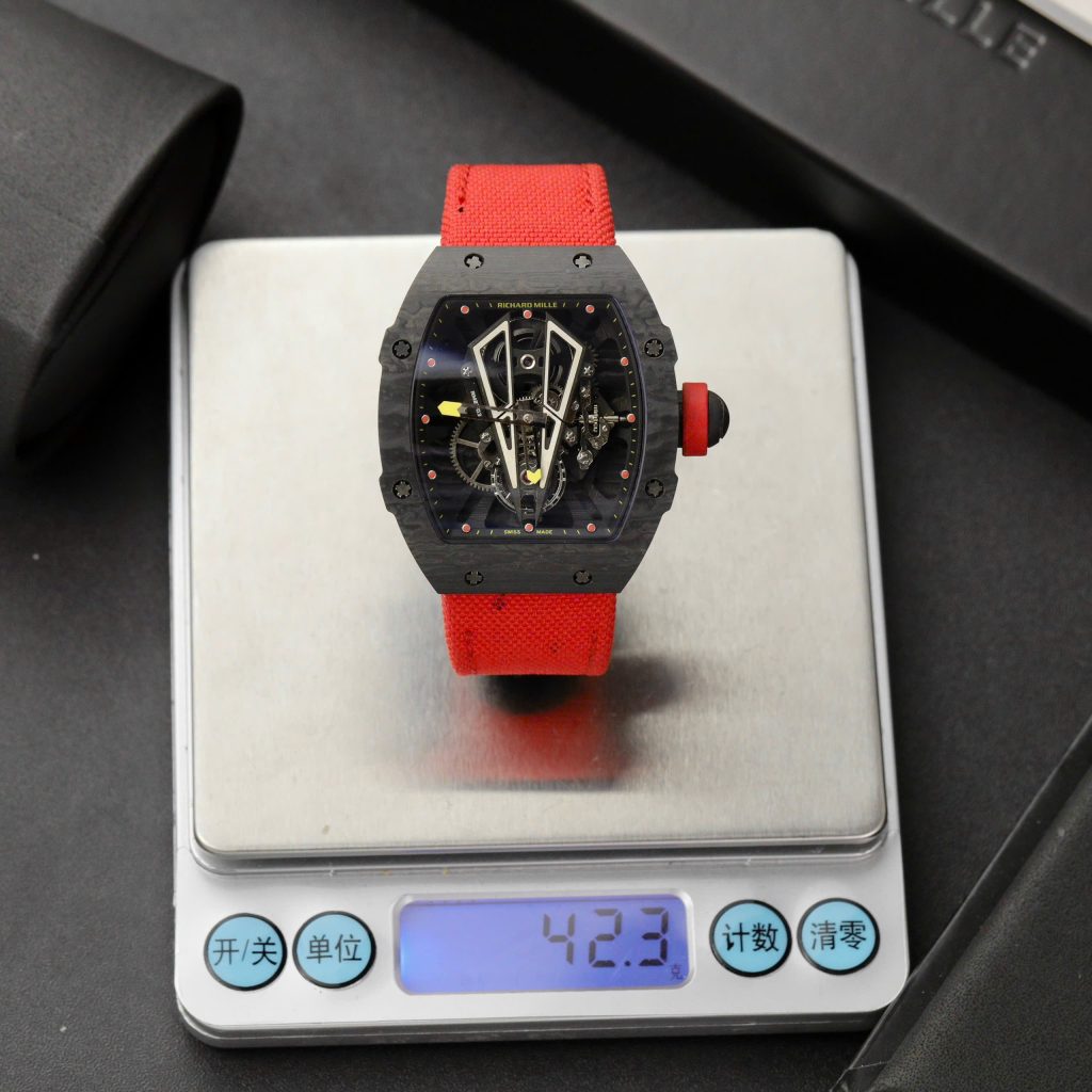 Đồng hồ Richard Mille RM27-03 Tourbilon Rep 11 cao cấp vỏ carbon 44mm (2)