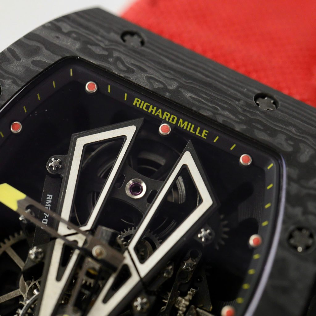 Đồng hồ Richard Mille RM27-03 Tourbilon Rep 11 cao cấp vỏ carbon 44mm (2)
