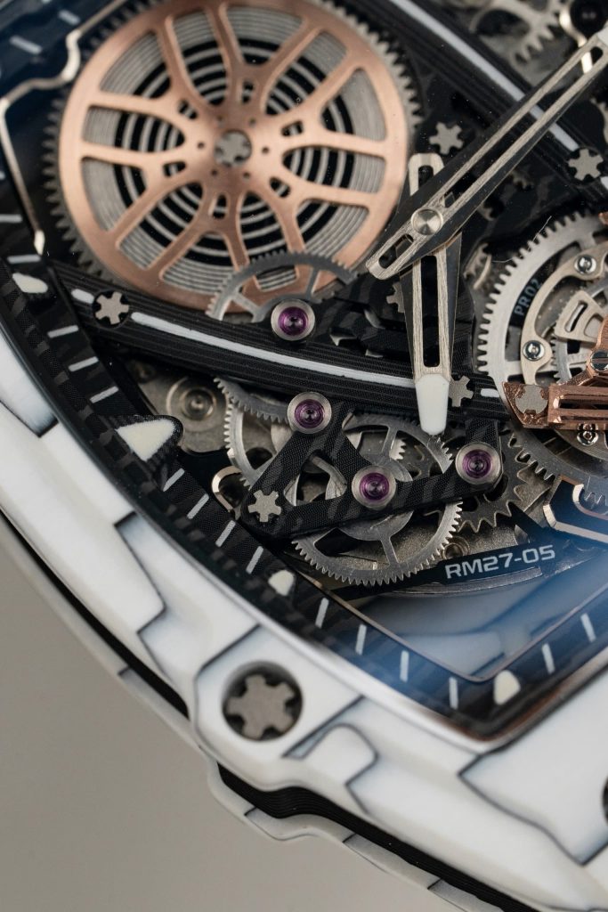 Đồng hồ Richard Mille RM27-05 Replica 11 vỏ carbon màu trắng siêu nhẹ 37 (1)