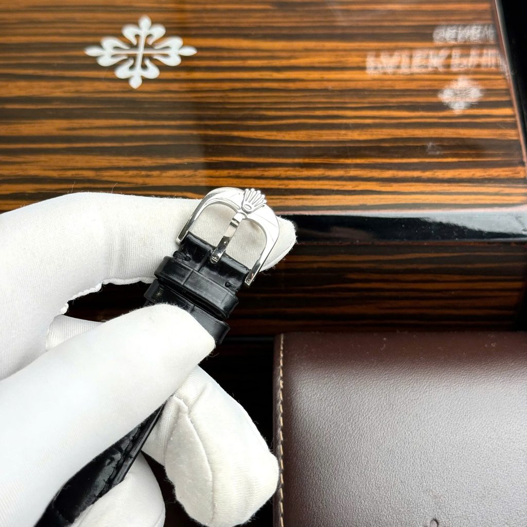 Đồng hồ Rolex Cellini mặt trắng dây da Rep 11 cao cấp 39mm (2)