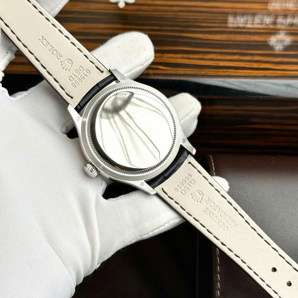 Đồng hồ Rolex Cellini mặt trắng dây da Rep 11 cao cấp 39mm (2)