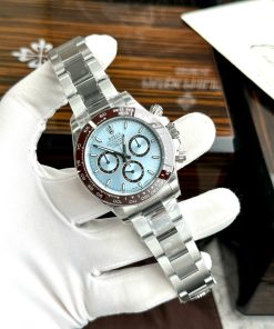 Đồng hồ Rolex Cosmograph Daytona Ice Blue 126506 Rep 11 cao cấp cọc số dạ quang 40mm (2)