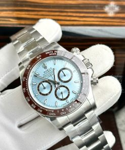 Đồng hồ Rolex Cosmograph Daytona Ice Blue 126506 Rep 11 cao cấp cọc số dạ quang 40mm (2)
