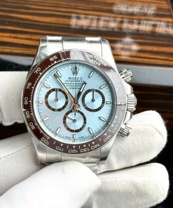 Đồng hồ Rolex Cosmograph Daytona Ice Blue 126506 Rep 11 cao cấp cọc số dạ quang 40mm (2)