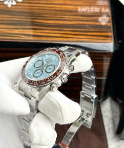 Đồng hồ Rolex Cosmograph Daytona Ice Blue 126506 Rep 11 cao cấp cọc số dạ quang 40mm (2)