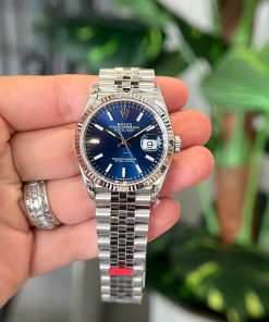 Đồng hồ Rolex DateJust 126234 mặt xanh cọc dạ quang Rep 11 nhà máy VS 36mm (2)